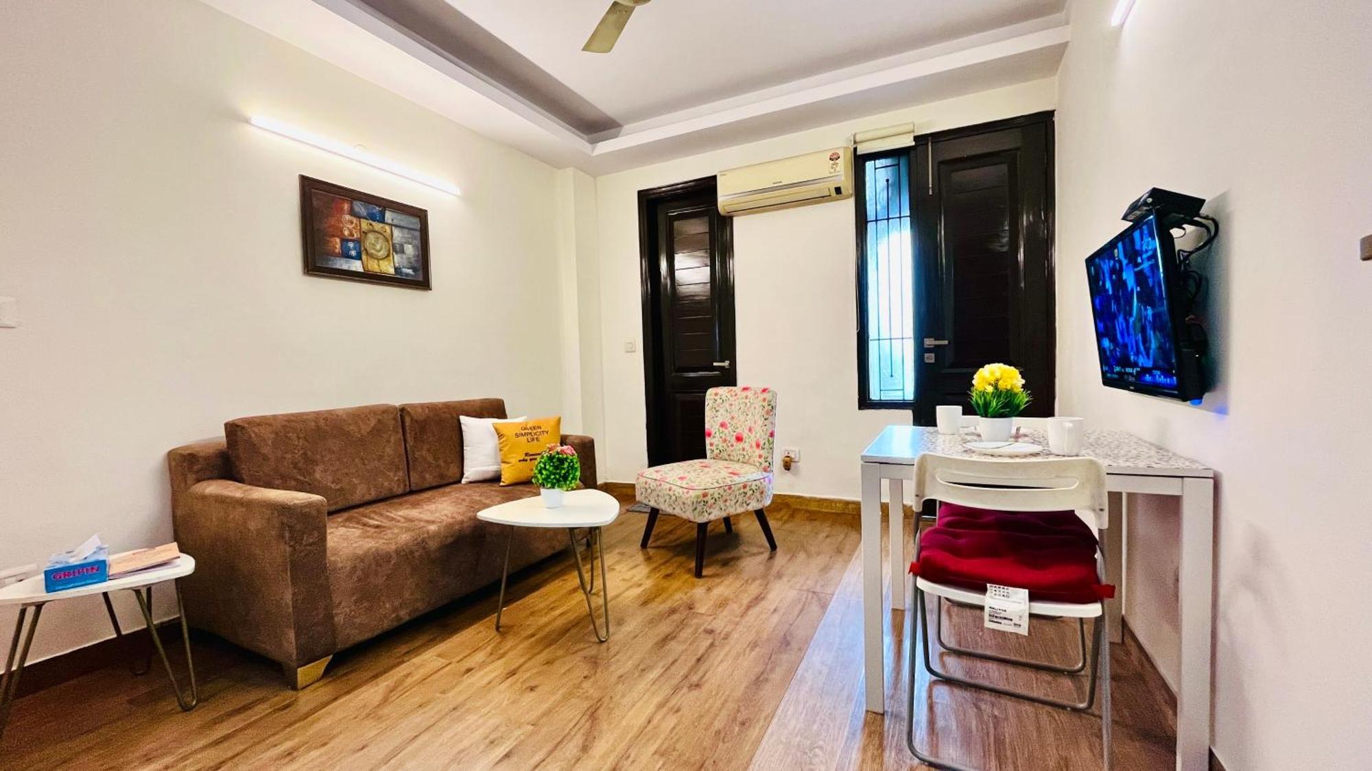 Olive Service Apartments Saket Nova Deli Quarto foto